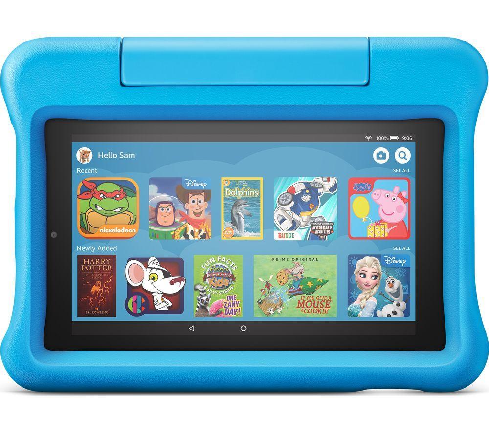 Image of AMAZON Fire 7 Kids Edition Tablet (2019) - 16 GB, Blue, Blue