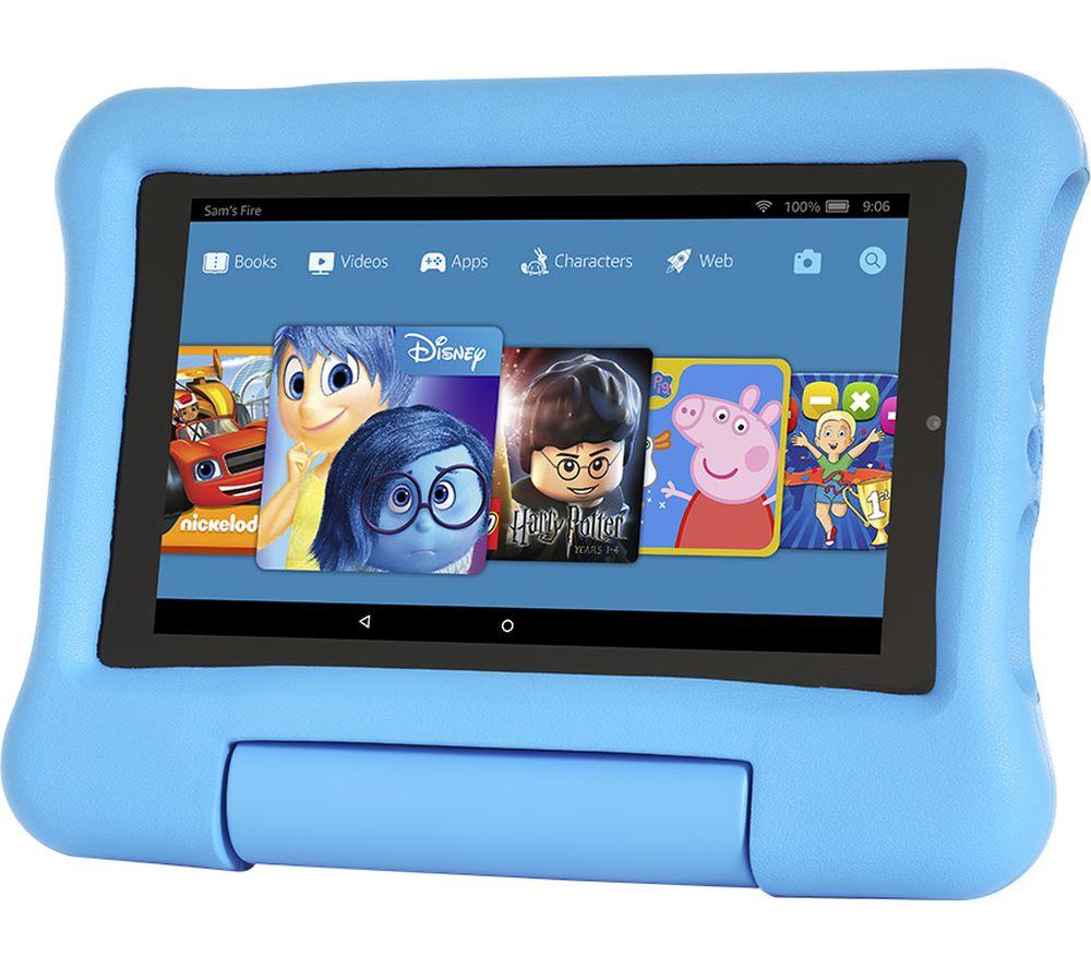 Buy AMAZON Fire 7” Kids Tablet (2019) - 16 GB, Blue | Currys