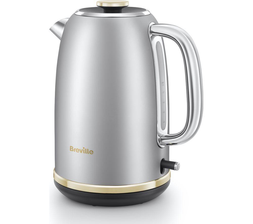 BREVILLE Mostra VKT139 Jug Kettle - Silver, Silver/Grey,Gold