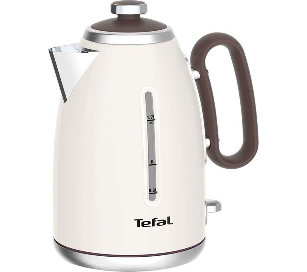 TEFAL Cream Stainless steel kettles Cheap deals at Currys