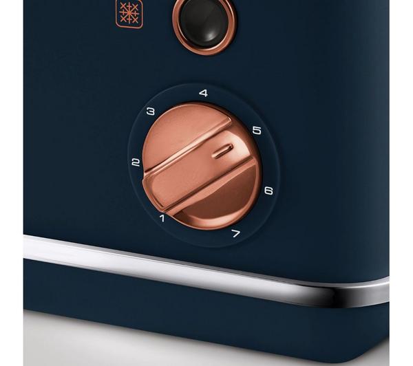 MORPHY RICHARDS Accents 242039 4-Slice Toaster - Midnight Blue & Rose Gold image number 2