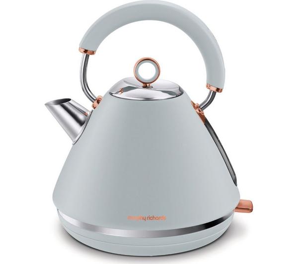 MORPHY RICHARDS Rose Gold Collection Accents 102040 Traditional Kettle - Grey & Rose Gold image number 0