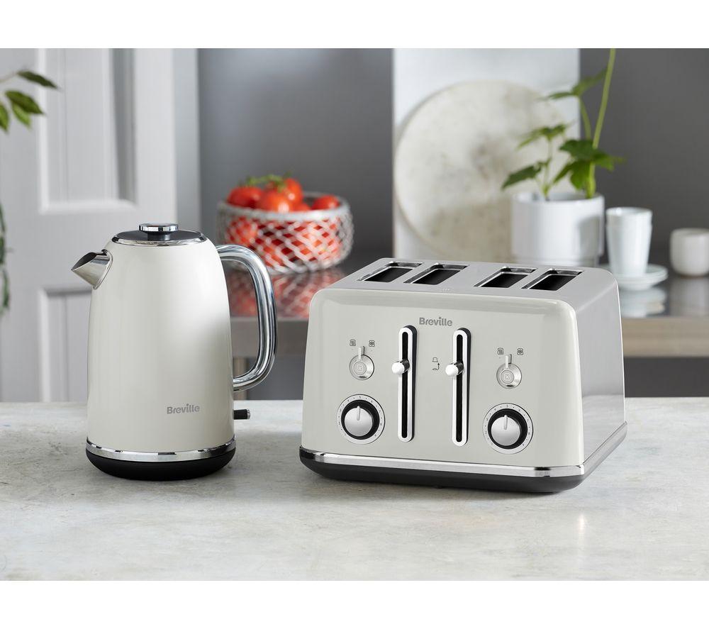 BREVILLE Mostra VTT930 4-Slice Toaster - Cream image number 4 of 4