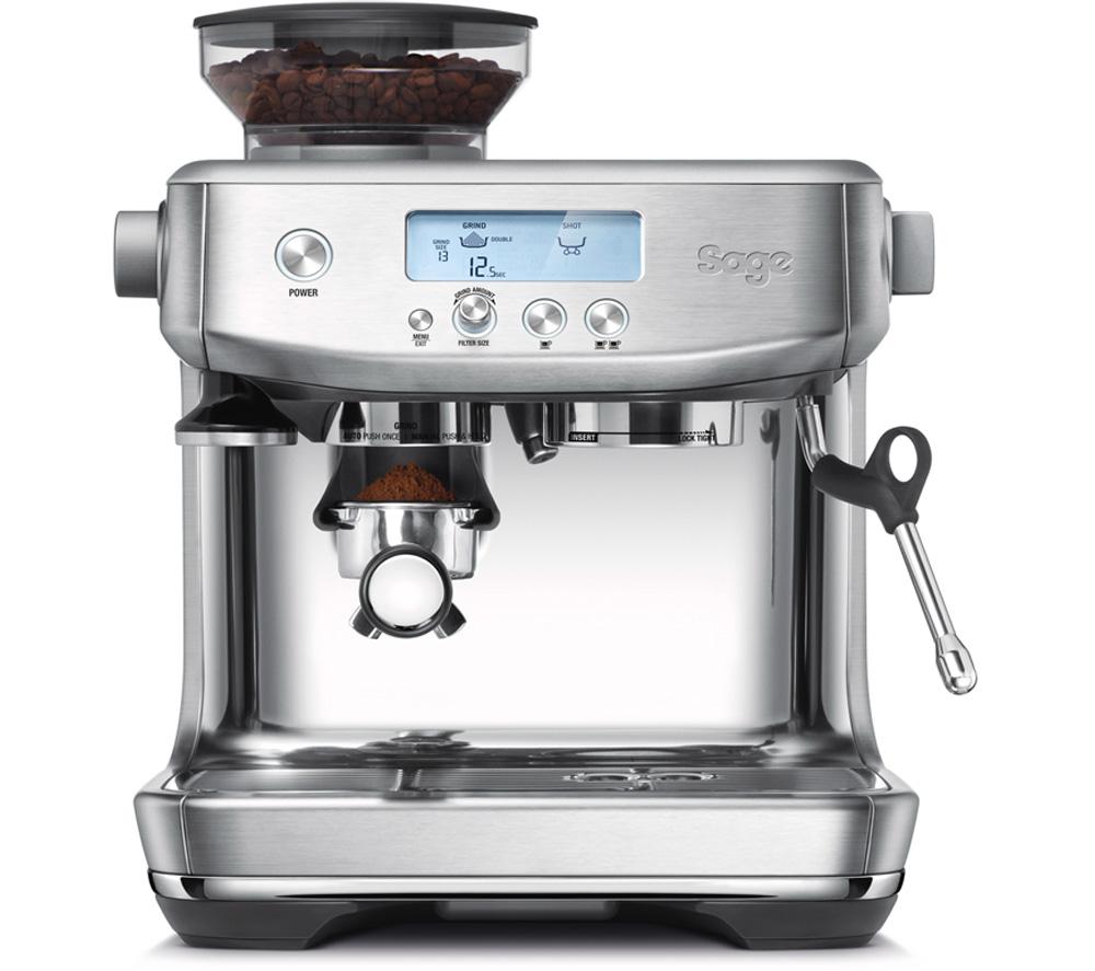 SAGE the Barista Pro SES878 Espresso Coffee Machine - Stainless Steel, Stainless Steel