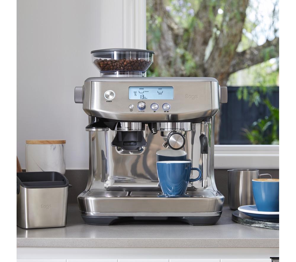 SAGE the Barista Pro SES878 Espresso Coffee Machine - Stainless Steel image number 9 of 12