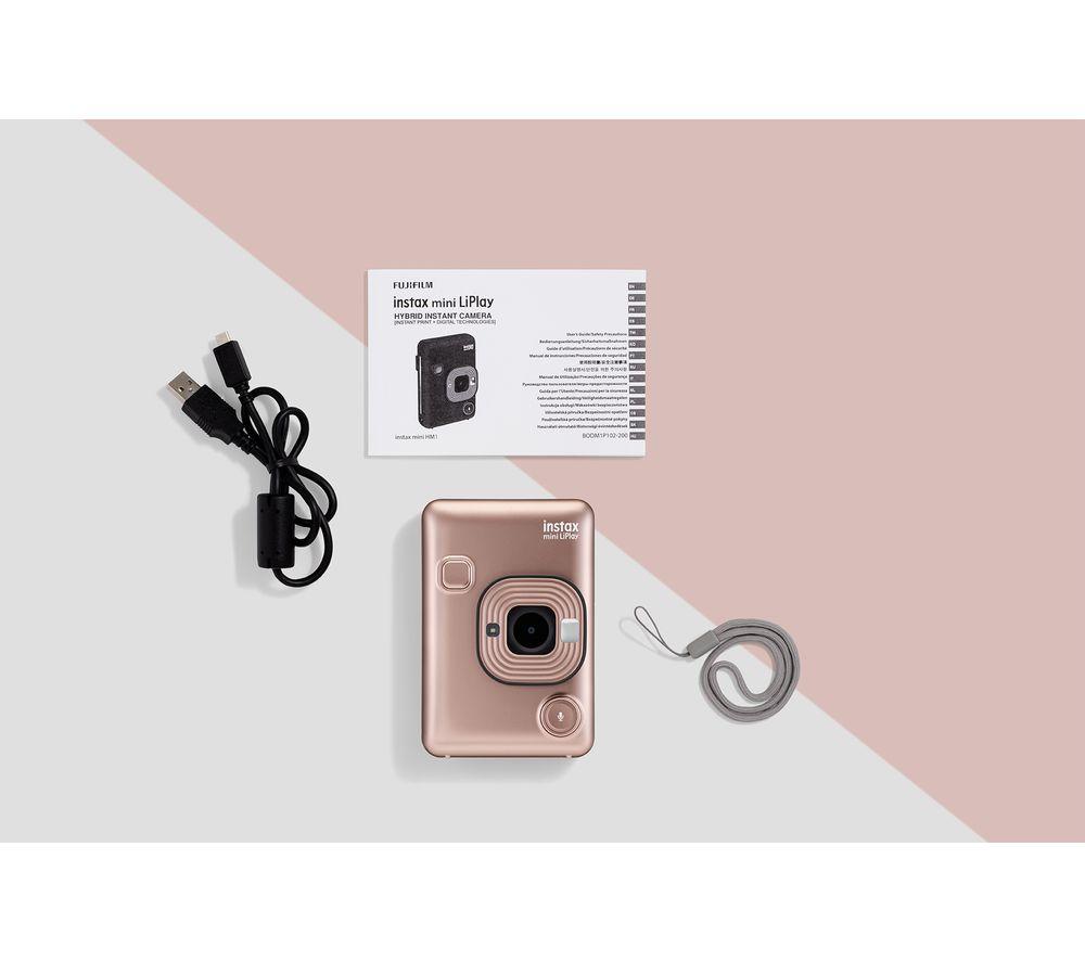 INSTAX LiPlay Digital Instant Camera - Blush Gold - image 4