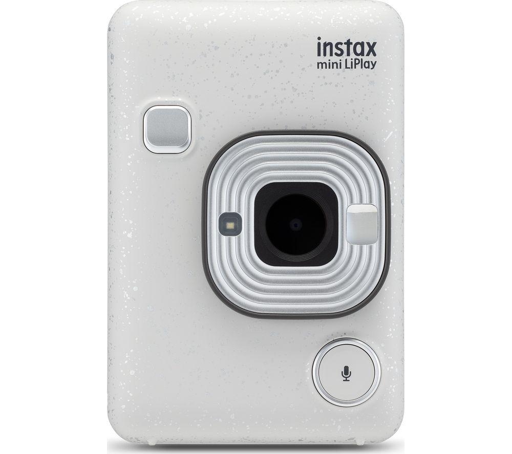 INSTAX LiPlay Digital Instant Camera - White, White