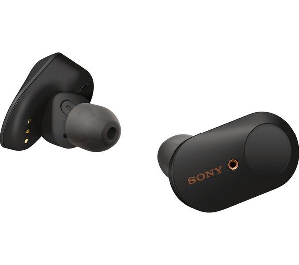 SONY WF-1000XM3 Wireless Bluetooth Noise-Cancelling Earbuds - Black image number 0