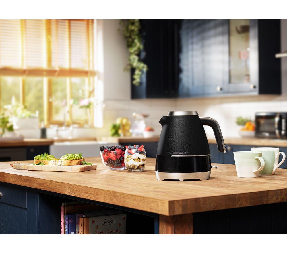 Morphy richards evoke hot sale jug kettle black