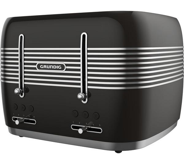 GRUNDIG TA7870B 4-Slice Toaster - Black image number 0
