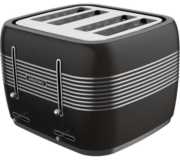 GRUNDIG TA7870B 4-Slice Toaster - Black image number 1