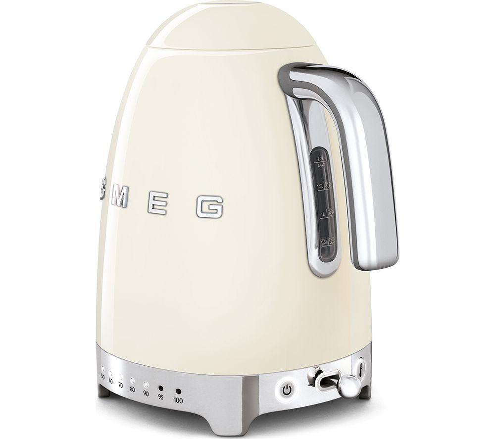 SMEG 50's Retro Style KLF04CRUK Jug Kettle - Cream image number 2 of 3