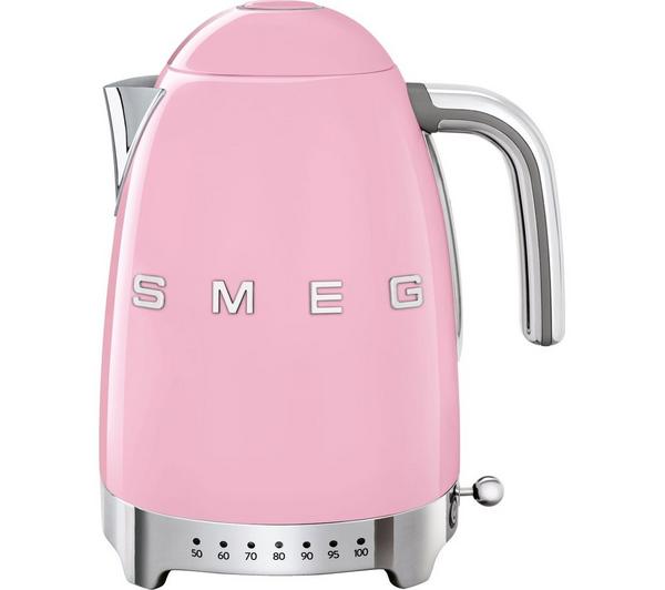 SMEG 50's Retro Style KLF04PKUK Jug Kettle - Pink image number 0