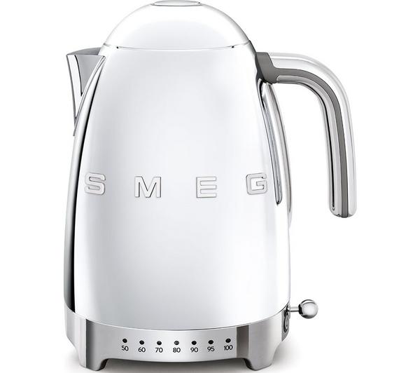 SMEG 50's Retro Style KLF04SSUK Jug Kettle - Stainless steel image number 0