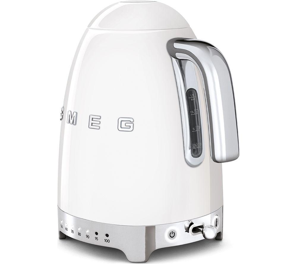 SMEG 50's Retro Style KLF04WHUK Jug Kettle - White image number 2 of 3