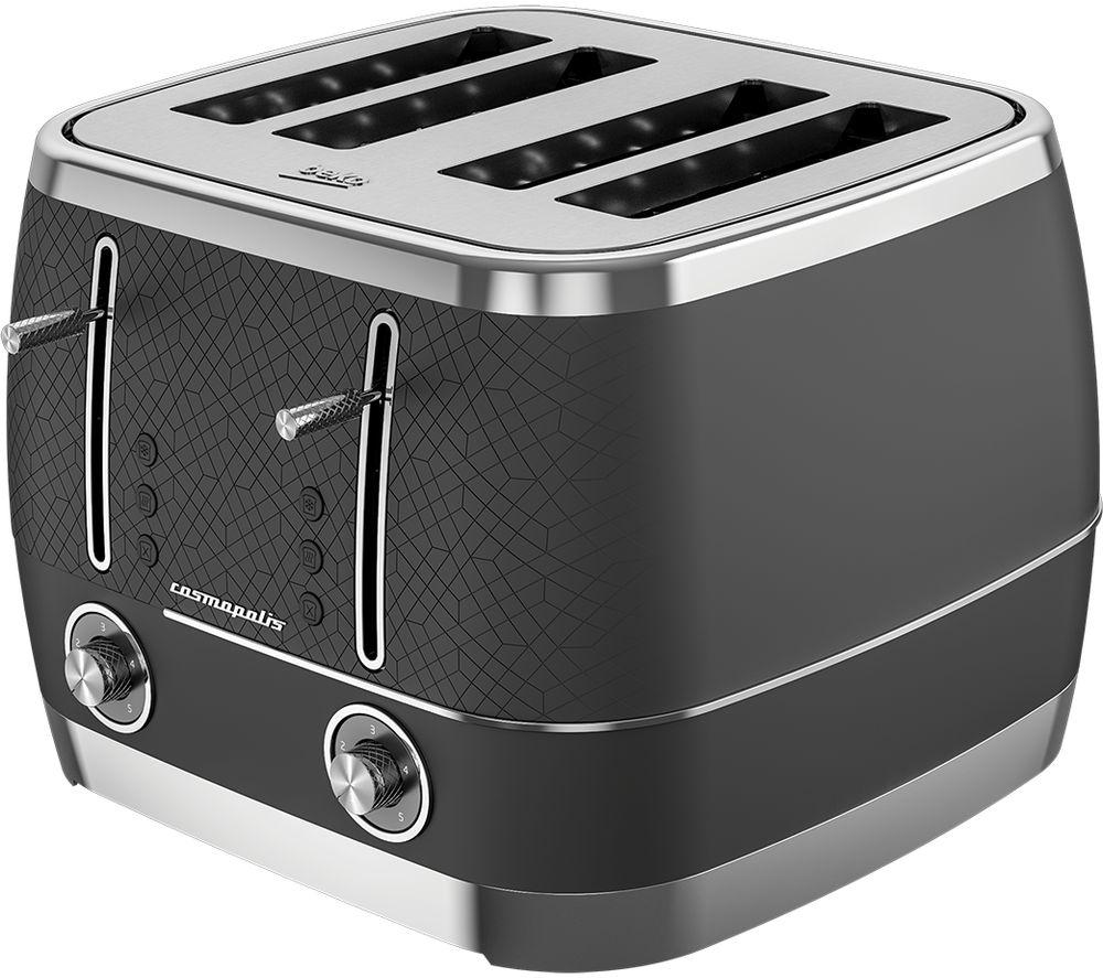BEKO Cosmopolis TAM8402B 4-Slice Toaster - Black
