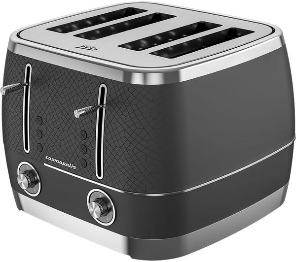 BEKO Cosmopolis TAM8402B 4-Slice Toaster - Black image number 0
