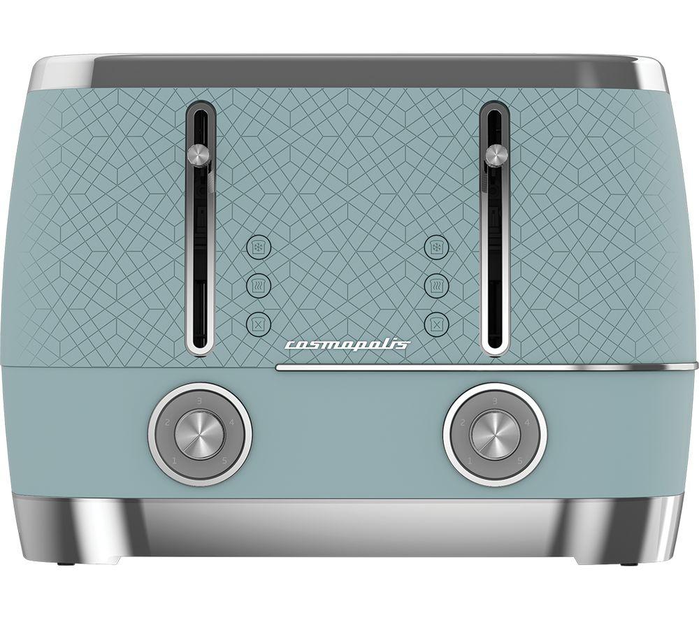 BEKO Cosmopolis TAM8402T 4-Slice Toaster - Blue