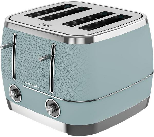 BEKO Cosmopolis TAM8402T 4-Slice Toaster - Blue image number 3