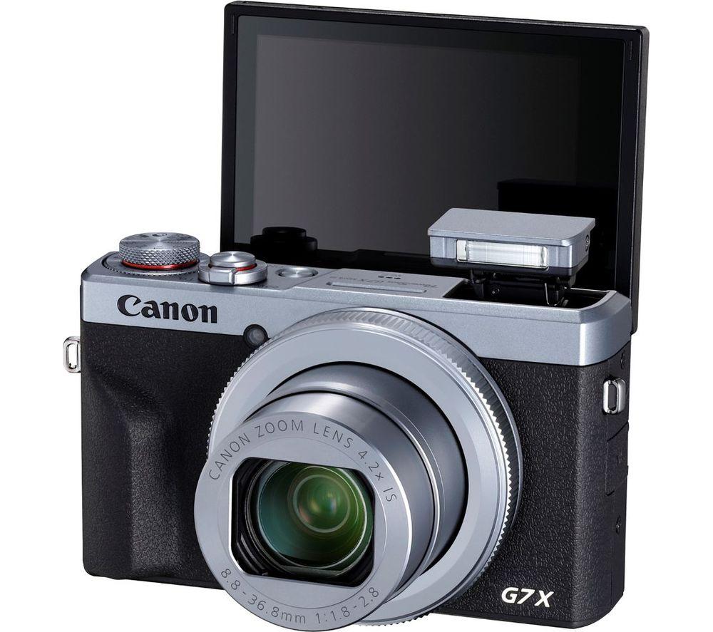 CANON PowerShot G7 X Mark III High Performance Compact Camera - Silver image number 2 of 6