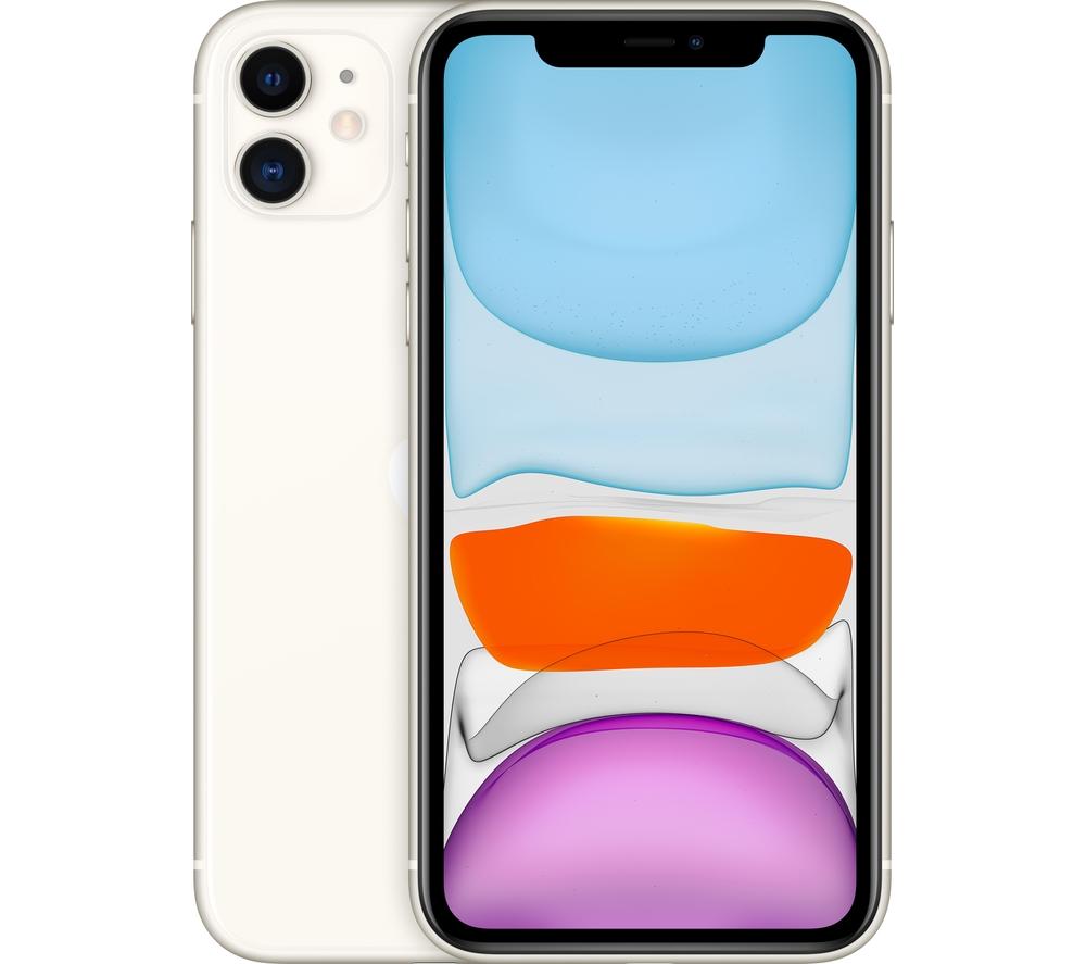 APPLE iPhone 11 - 128 GB, White, White