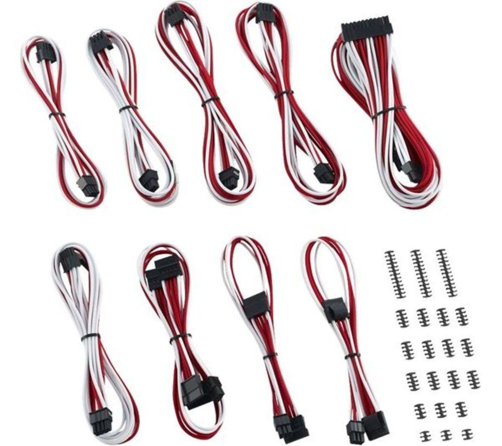 Image of Cablemod Classic ModMesh RT-Series ASUS ROG/Seasonic Cable Kit - White & Red