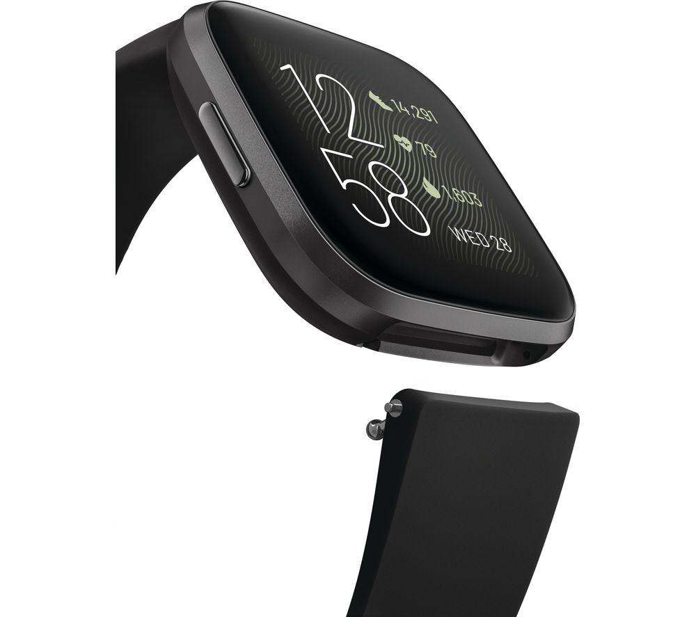 black fitbit versa 2