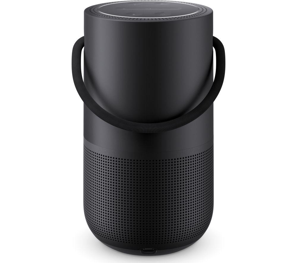 BOSE Portable Wireless Multi-room Home Speaker with Google Assistant & Amazon Alexa - Black, Black