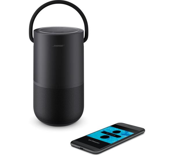 BOSE Portable Wireless Multi-room Home Speaker with Google Assistant & Amazon Alexa - Black image number 1