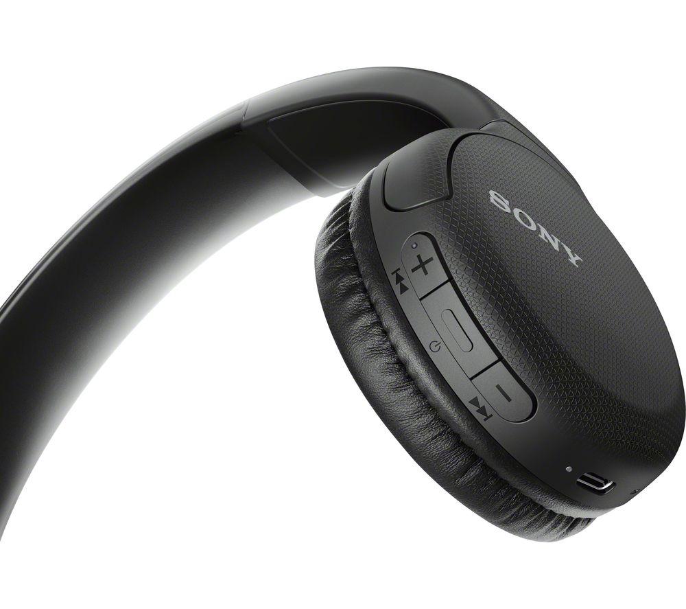 Buy SONY WH CH510 Wireless Bluetooth Headphones Black CurrysIE