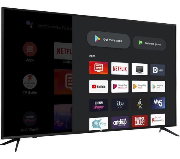 JVC LT-50CA890 Android TV 50" Smart 4K Ultra HD HDR LED TV with Google Assistant image number 5