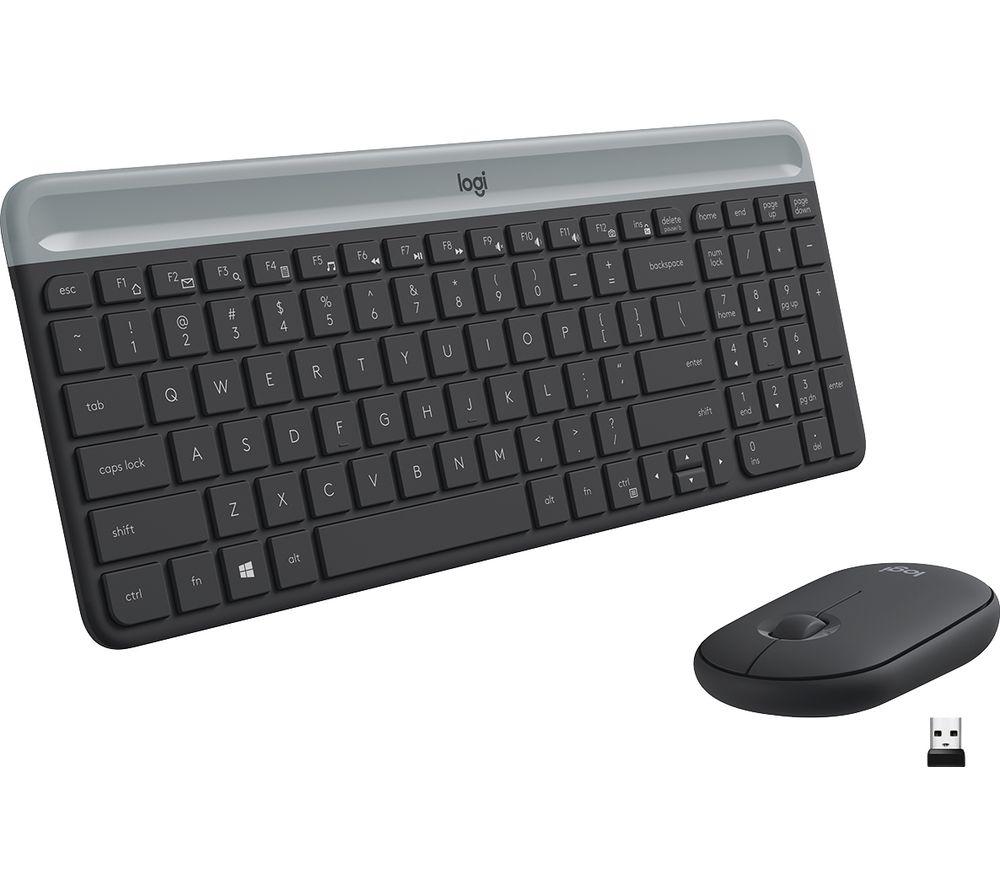 LOGITECH MK470 Wireless Keyboard and Mouse Set - Graphite
