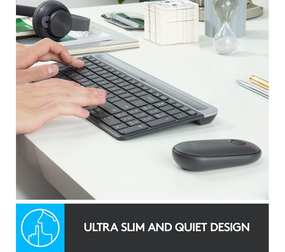 LOGITECH MK470 Wireless Keyboard and Mouse Set - Graphite image number 3 of 10