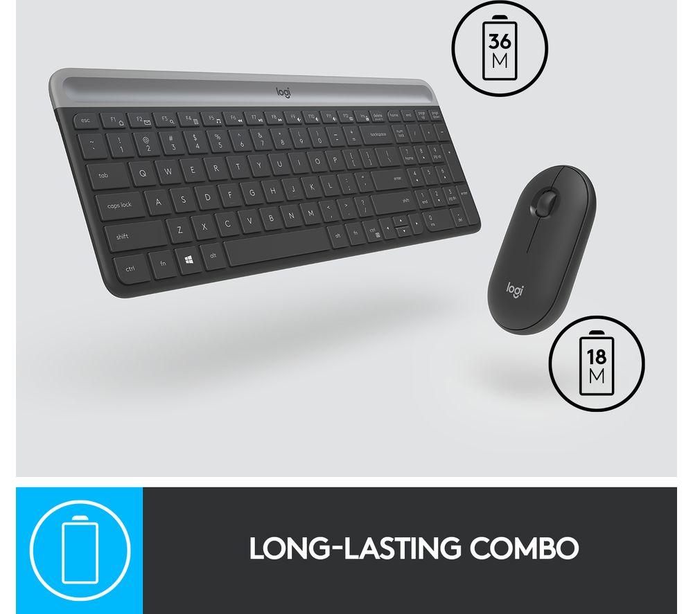 LOGITECH MK470 Wireless Keyboard and Mouse Set - Graphite image number 5 of 10
