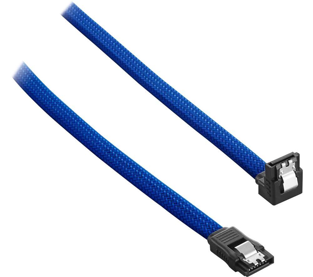 CABLEMOD ModMesh 30 cm Right Angle SATA 3 Cable - Blue