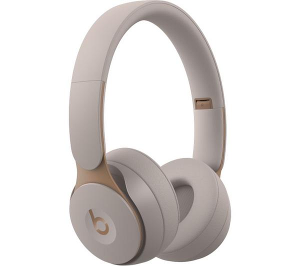 BEATS Solo Pro Wireless Bluetooth Noise-Cancelling Headphones - Grey image number 0
