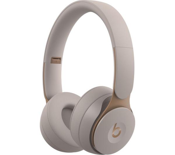 BEATS Solo Pro Wireless Bluetooth Noise-Cancelling Headphones - Grey image number 1