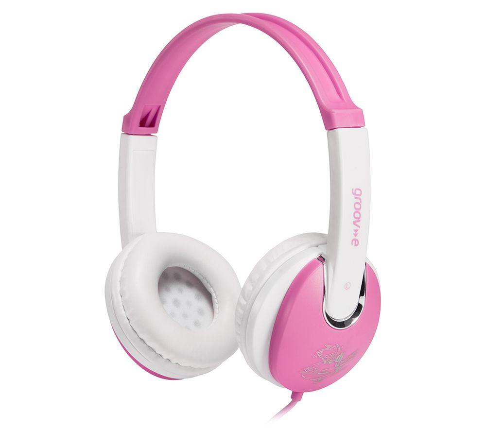 GROOV-E KIDZ GV-590-PW Kids Headphones - Pink, Pink
