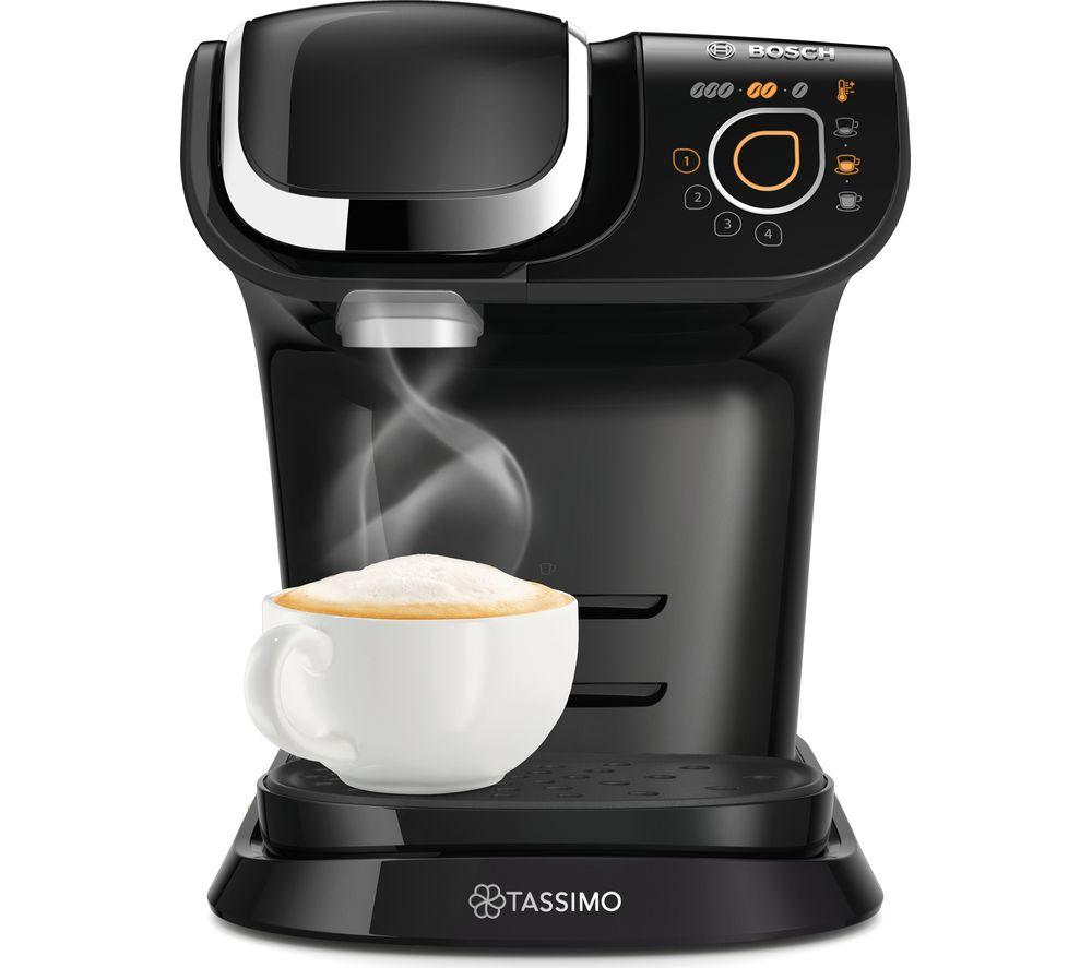 TASSIMO by Bosch My Way 2 TAS6502GB Coffee Machine with Brita Filter - Black, Black