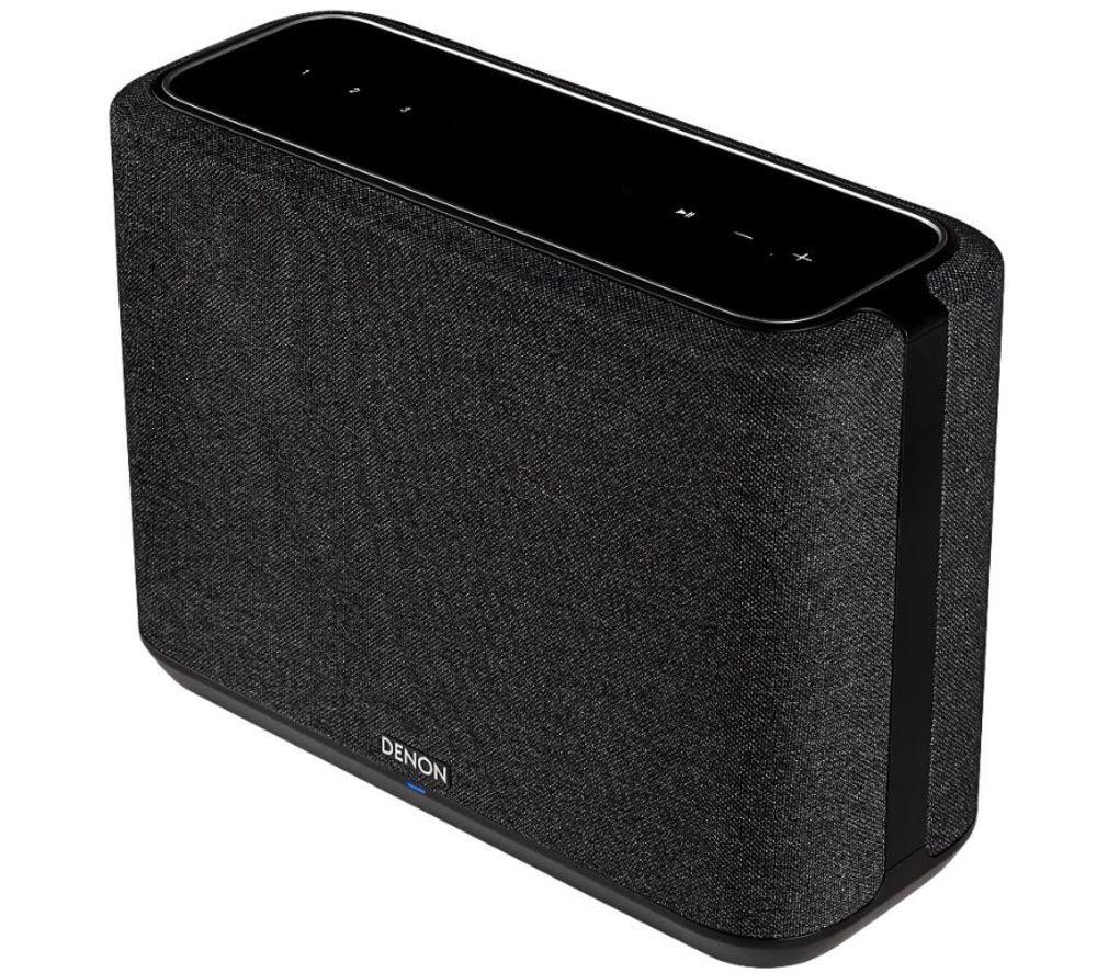 Denon Home 250 Wireless Speaker, Smart Speaker with Bluetooth, WiFi, Works With AirPlay 2, Google Assistant/Siri/Features Alexa Built-In, HEOS Built-in for Multiroom - Black