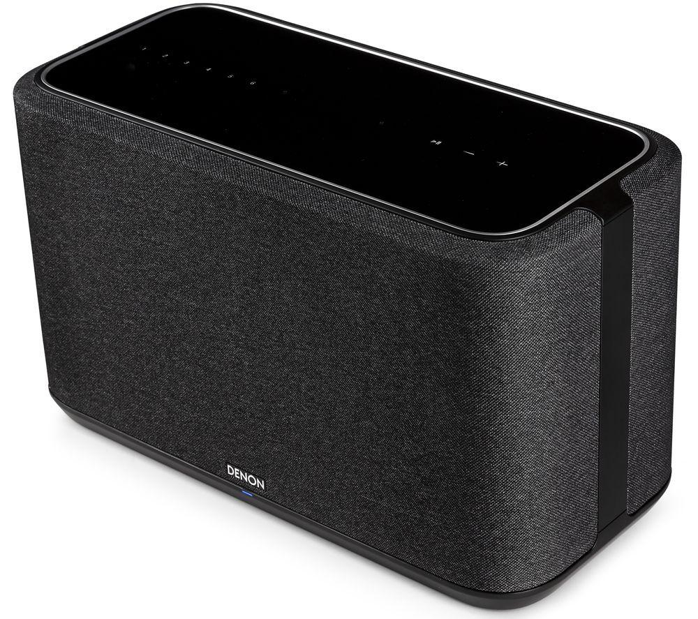 Denon Home 350 Wireless Speaker, Smart Speaker with Bluetooth, WiFi, Works With AirPlay 2, Google Assistant/Siri/Features Alexa Built-In, Music Streaming, HEOS Built-in for Multiroom - Black