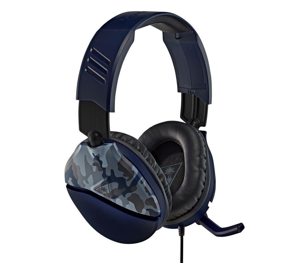 Image of TURTLE BEACH Recon 70 Gaming Headset - Blue Camo, Patterned