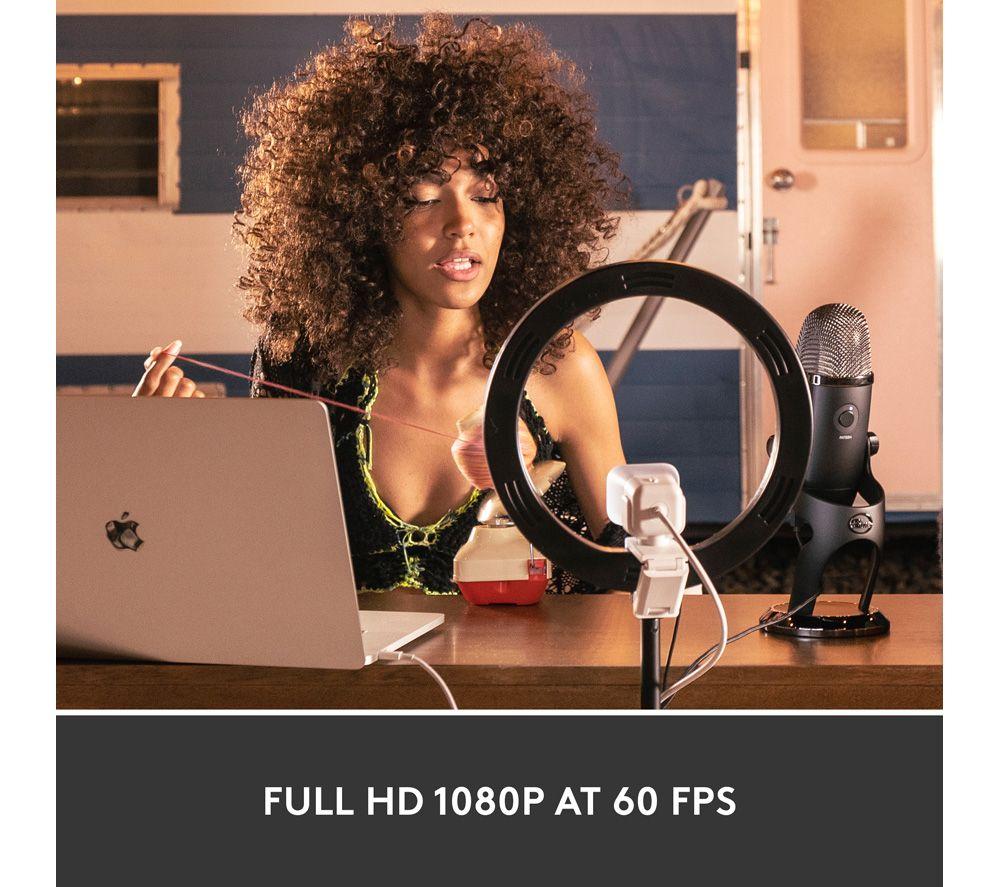 Buy LOGITECH StreamCam Full HD USB-C Webcam White Currys