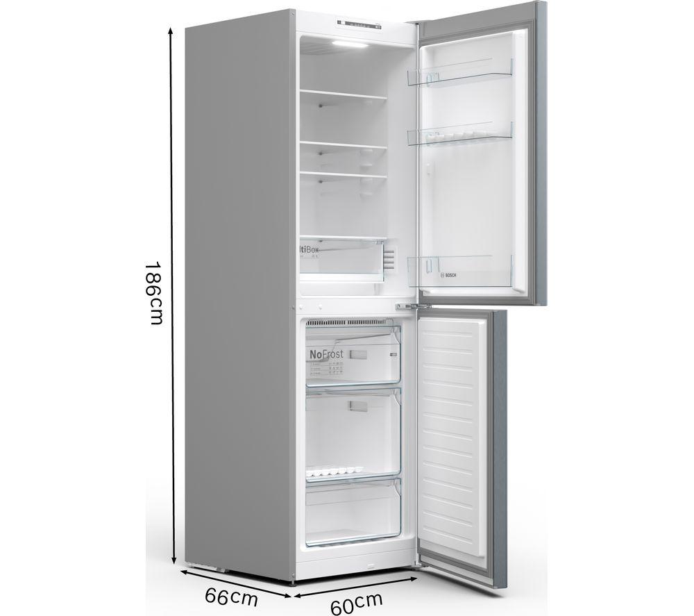 BOSCH Series 2 KGN34NLEAG 50/50 Fridge Freezer - Silver image number 15 of 17