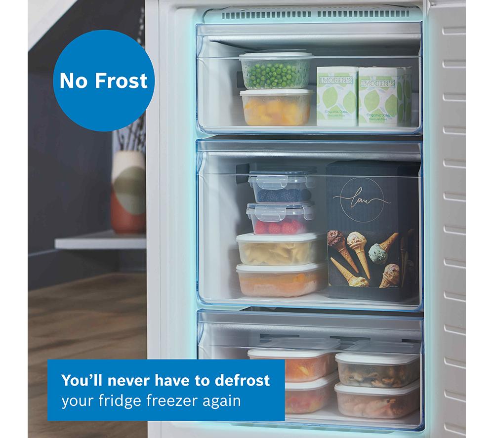 BOSCH Series 2 KGN34NWEAG 50/50 Fridge Freezer - White image number 6 of 18