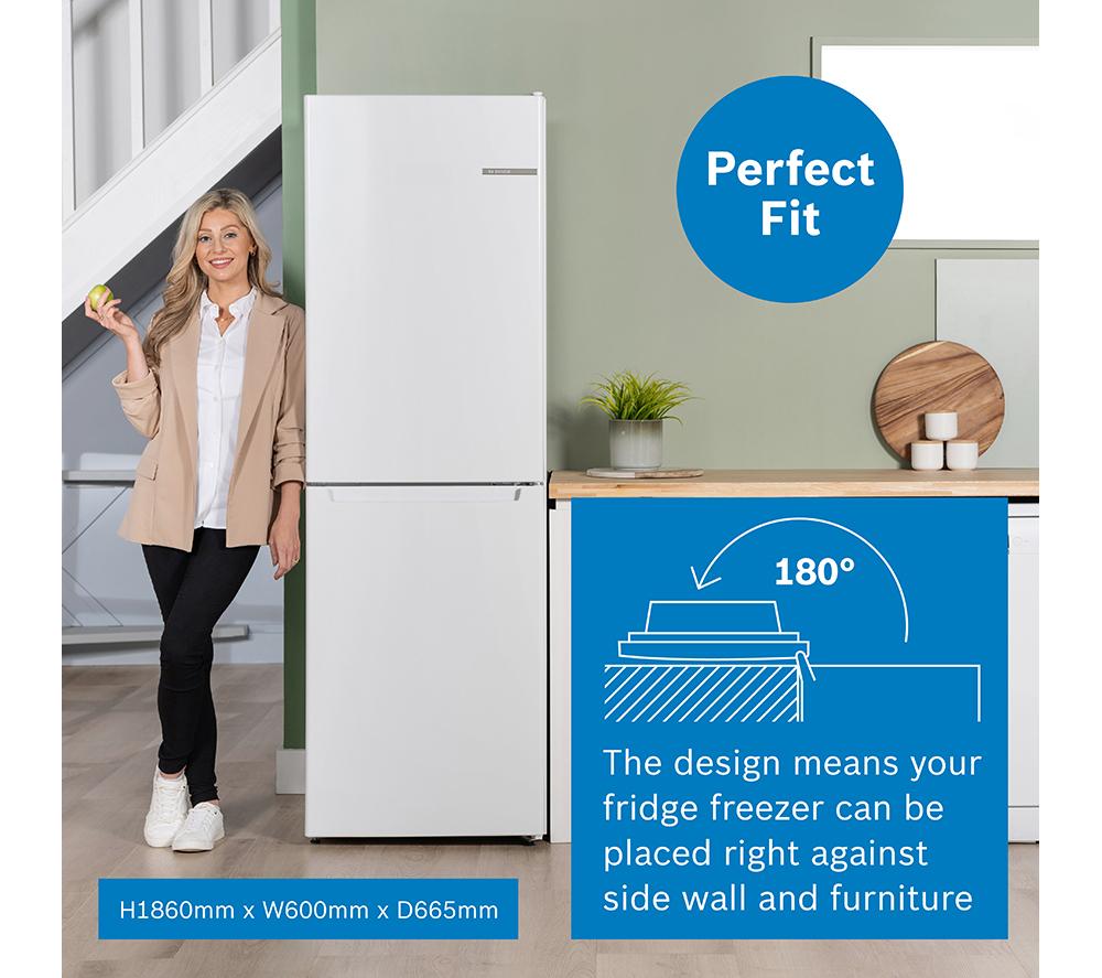BOSCH Series 2 KGN34NWEAG 50/50 Fridge Freezer - White image number 7 of 18