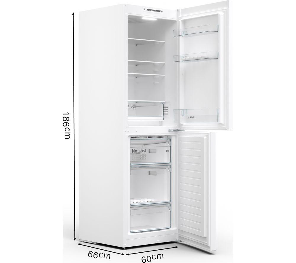 BOSCH Series 2 KGN34NWEAG 50/50 Fridge Freezer - White image number 15 of 18
