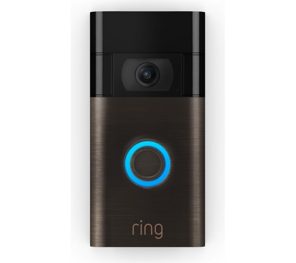 RING Video Doorbell 1 (2nd Gen) - Bronze, Gold,Black