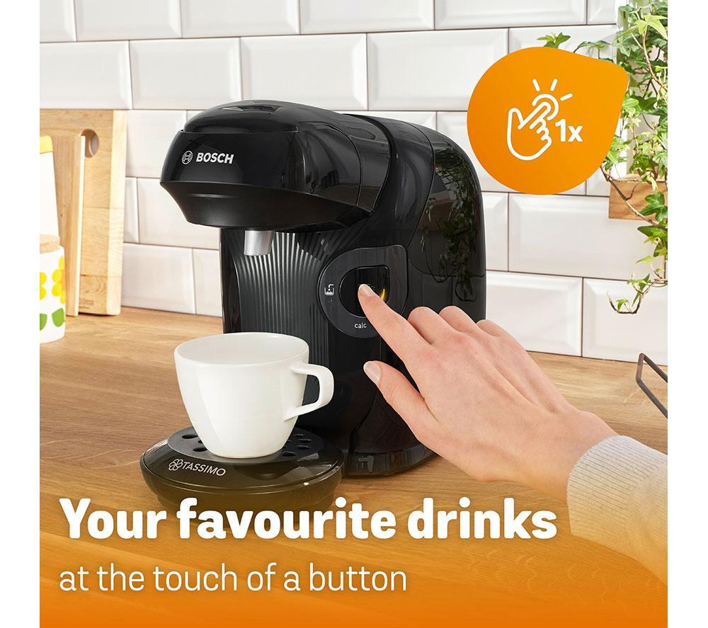 TASSIMO by Bosch Style Friendly TAS112EGB Coffee Machine - Black image number 6 of 10