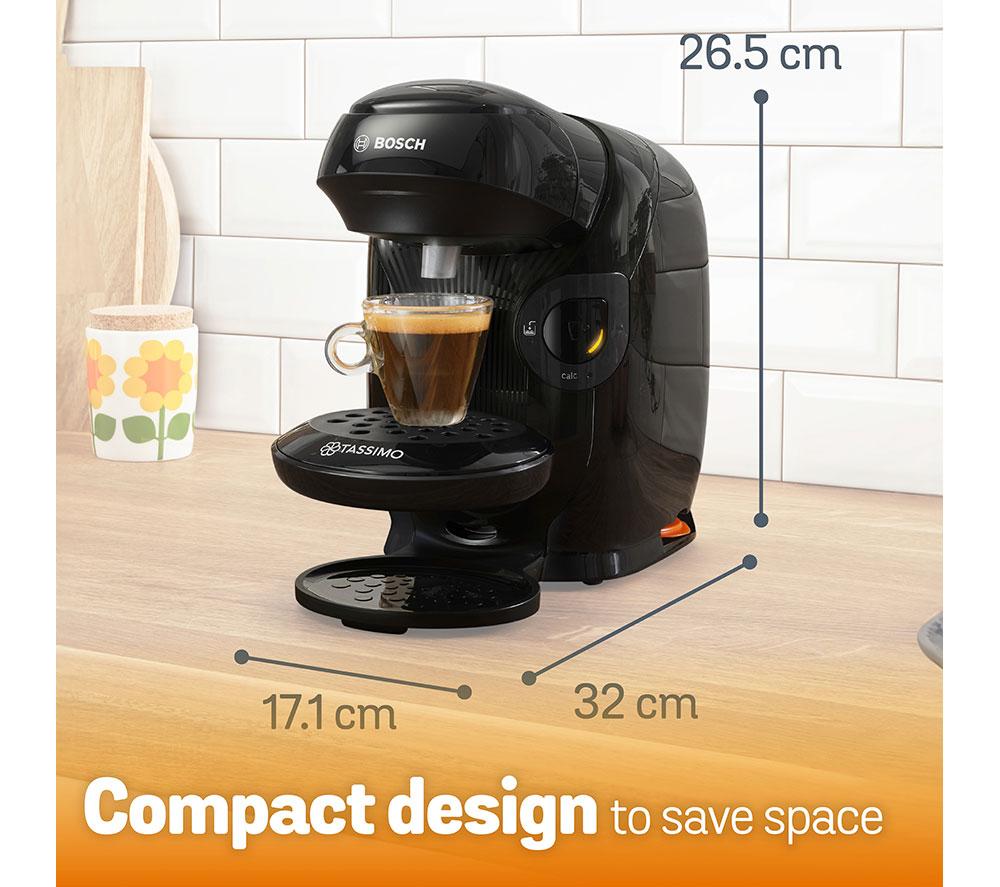 TASSIMO by Bosch Style Friendly TAS112EGB Coffee Machine - Black image number 8 of 10